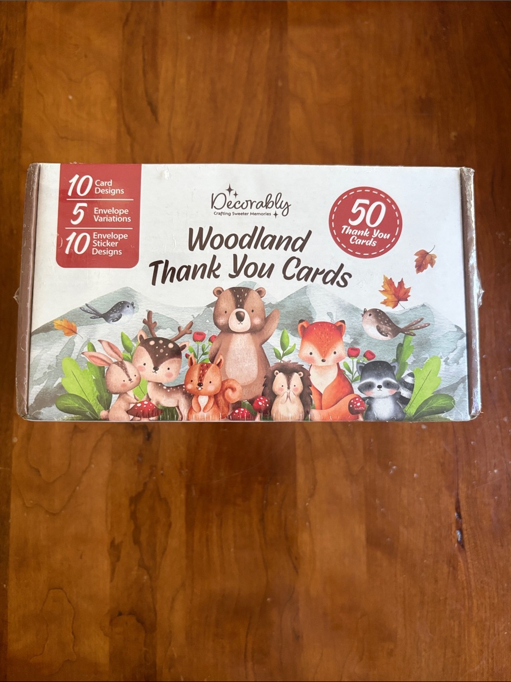 Woodland Thank You Cards - (50 Pack)